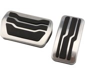 Stainless Steel AT MT Car Pedal Gas Brake Pedals Cover for Ford Focus 2 3 4 MK2 MK3 MK4 RS ST 2005-2023 Kuga Escape 2009-2020