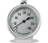 Termómetro para horno y parrilla, termómetro para horno, termómetro para monitoreo de parrilla/ahumador, pantalla grande que muestra claramente las temperaturas indicadas para