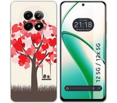 Tumundosmartphone Funda Silicona para Realme 12 5G / 12x 5G diseño Pajaritos Dibujos
