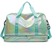 Bolso de Viaje para Mujer AOTTLA Bolso de Mano de Gran Capacidad Bolso de Hombro Casual Bolso de Deporte de Separación Seco y Húmedo Material de Lining ZMN062 Hecho en Nylon