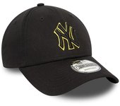 gorra new era neyyan ess outline negro amarillo de hombre.