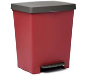 Tatay Cubo basura pedal Cubik Burdeos 23 Lt