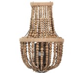 Aplique Pared Adda Home Cadena Bolas Natural Yute