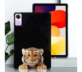Silicone Tablet Case For Xiaomi RedMi Pad SE 11 8.7 "10.61"Xiaomi Pad 7 5 6S Pro 12.4 Flexible Soft TPU Black Shell Back Cover