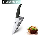Ceramic Knife 3 4 5 inch + 6 inch Kitchen Knives Serrated Bread White Blade Fruit Chef Knife Vege Cook Tool