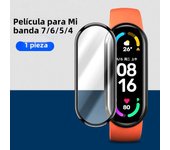 Glass Film for Mi band 9 8 7 6 5 Strap Screen Protector SmartWatch Accessories Miband5 miband6 for Xiaomi Mi band 4 5 6 7 8 film