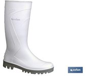 Bota Agua Cofan Pvc Blanca Talla 39 - Guantes de Seguridad