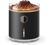 Máquina de aromaterapia, humidificador de vapor frío para dormitorio, humidificador ultrasónico para oficina de yoga (negro)