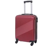 STARLEY-*Maleta Avión Equipaje de Mano Viaje Cabina Trolley ABS Rígida 4 Ruedas Maleta de cabina rigida con asa telescopica 55x35x20CM