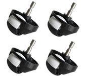 Replacement Front Caster Wheel Assembly Compatible with All iRobot Roomba 500, 600, 700, 800, i7Series Robot Vacuums,2pcs