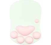 Cute 3D Cat Paw Mouse Pad Soft Silicone Nonslip Mouse Mat For Office & Home Computer & Mac Laptop Gaming Desk Decor Mousepad