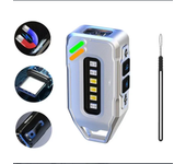 BALDR New Upgraded Cool LED Portable Flashlight, USB Rechargeable Keychain Flashlight, Magnetic Work Light, Outdoor Camping Tool