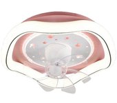 Ibelán - Ventilador de techo azul Infantil DC