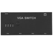 Divisor VGA, convertidor de vídeo de 4 entradas y 1 salida, conmutador, accesorio para ordenador, 1920 x 1080 para pantalla HD
