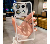 Luxury Built-in Lens Film HD Transparent Soft Case for Xiaomi POCO X6 Pro C65 Xiaomi 14 13 T 12 11 Lite Shockproof Phone Case