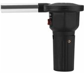 Soplador de barbacoa - Ventilador eléctrico portátil para barbacoa de camping al aire libre color negro