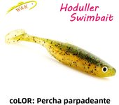 2024 New Soft Bait 5 size Hoduller Swimbait for Pike Zander Snook Perch Fishing Lures with 3D EYES JIG Head Rig Soft Lure