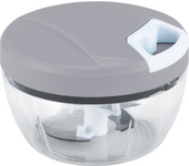Elite Kitchenware Picadora Manual Con Cuchilla De AceroModelo Picadora Mediana + Mezclador. Incluye función de mezclador. Disponible en tres colores: gris, rosa y aguamarina. Capacidad: 500 ml