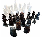Horus Artesanía de Egipto - Ajedrez y Backgammon de Taracea Hecho a Mano en Egipto - Juegos de Mesa