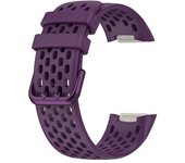 Breathable Rubber Strap For Fitbit Charge 5 6 Band Replacement watchband For Fit bit Charge5 6 Smart Watch Soft Wristband