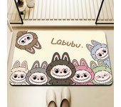 Cartoon Labubu  Print Bath Mat Non Slip Doormat Kitchen Drying Mat for Bedroom Drain Mat Entryway Rug Cartoon Home Carpet