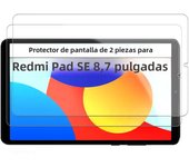 2 Pieces Ultra Clear Screen Protector HD Hard Film Scratch Proof Tempered Glass For Xiaomi Redmi Pad SE 8.7-inch 4G WiFi Display