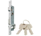 MCM Cerradura de Embutir 1 Punto MCM 1650-21, Níquel, 3 Llaves Serreta - 88747 Cerradura de embutir 1 punto Accesorios Cerrajería Cerradura