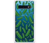 Funda original compatible con Samsung Galaxy S10 Plus - Rick y Morty Pickle Rick Pat