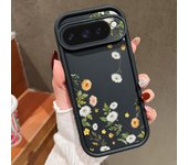 Flowers Pattern Candy Color Case For Google Pixel 8A 9 Pro XL 8 Pro Shockproof Soft TPU Silicone Phone Cover For Pixel 8 9 Pro