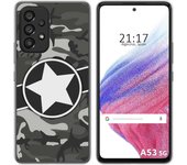 Funda Silicona para Samsung Galaxy A53 5G diseño Camuflaje 02 Dibujos