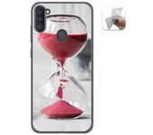 Tumundosmartphone Funda Gel Tpu para Samsung Galaxy A11 / M11 diseño Reloj Dibujos