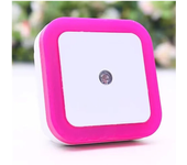 Wall Plug-in LED Night Light Auto Sensor Bedside Lamp For Bedroom Kid's Room Hallway Corridor Stairs EU/US 110V 220V Mini Cute