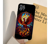1pc Phoenix Art Phone Case Silicone Soft For IPhone 16 15 14 13 12 11 Plus Pro Max Plus