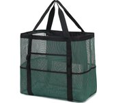 Mesh Beach Bag Waterproof Sandproof - Large Tote Pool Bag for Women Vacation Essentials Beach Accessories