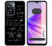 Funda Silicona para Oppo A57s diseño Formulas Dibujos
