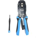 CRIMPADORA PROFESIONAL RJ11-RJ12-RJ45 EQUIP 129409