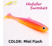 2024 New Soft Bait 5 size Hoduller Swimbait for Pike Zander Snook Perch Fishing Lures with 3D EYES JIG Head Rig Soft Lure