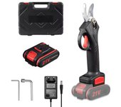 Tijeras de podar eléctricas de 21V, batería de litio inalámbrica recargable, tijeras eléctricas de jardín de mano