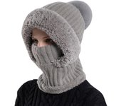 Gorro de punto para mujer en otoño e invierno, diademas de ganchillo, gorro de punto, gorro de ciclismo de invierno, gorro cálido a prueba de viento, gorros de invierno