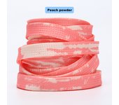 New Flats Sneakers Laces Fashion AF1/AJ Sports Shoelace 100/120/140/160/180CM 0.8CM Width Tie-dye Shoelaces Shoes Accessories