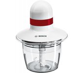 Bosch MMRP1000 picadora eléctrica de alimentos 0,8 L 400 W Rojo, Transparente, Blanco