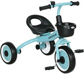 AIYAPLAY Triciclo para Niños de 2 a 5 Años Bicicleta Infantil con Asiento Ajustable Cesta Timbre Pedales y 3 Ruedas Carga 25 kg 70,5x53x58 cm