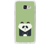 Tumundosmartphone Funda Gel Tpu para Samsung Galaxy A3 (2016) Diseño Panda Dibujos