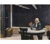 Edward Hopper Famous Realistic Master Art Poster Canvas Painting Nighthawks Life Landscape Wall Art Living Room Home Decoration