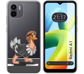 Funda Silicona Transparente para Xiaomi Redmi A1 diseño Avestruz Dibujos