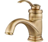 Tonchean Grifo de Baño Vintage de Latón 3/8 Ajustable en Frío y Calor