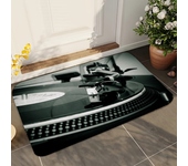 1pc Technics Turntable 1200 Dj Bathroom Absorbent Mats Anti-Slip Mats Home Decor Supplies Carpets Home Kitchen Floor Mats