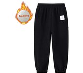 Children's autumn and winter plus velvet padded fashion pants for boys and girls leisure trend elastic waist sports harem pants