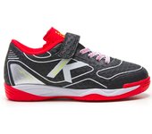 KELME GOLEIRO KIDS ELASTIC 55167 ZAPATILLAS FUTBOL SALA DEPORTES INTERIOR NIÑ@ negro