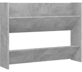 Zapatero de Cocina Madera contrachapada gris Hormigón 80x18x60cm